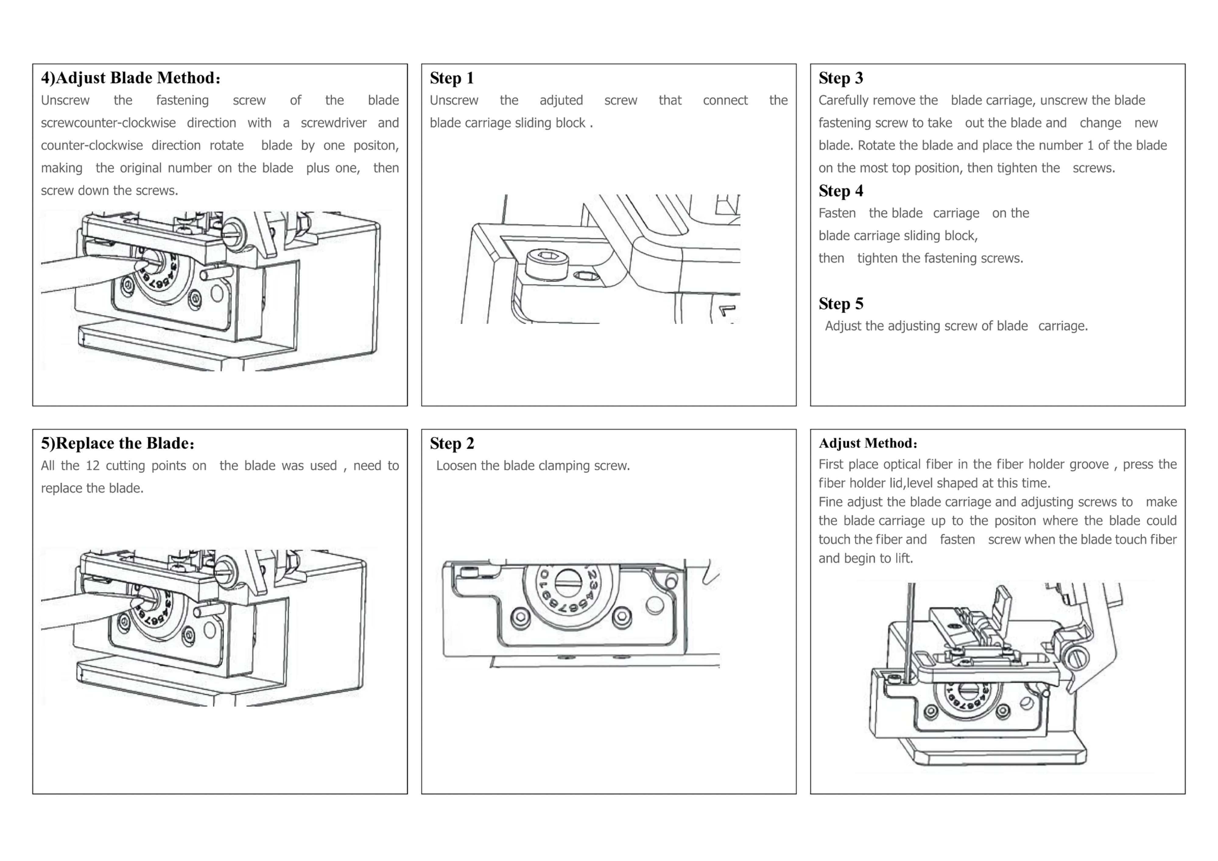 How to use fiber optic cleaver correctly(2) Comment utiliser correctement le couperet à fibre optique (2)