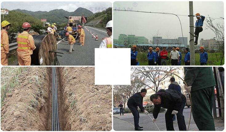 FCST ADSS Aerial Fiber Optic Cable Double Jackets 1-144 Cores (5) FCST ADSS Câble à fibre aérienne Double vestes 1-144 cœurs (5)