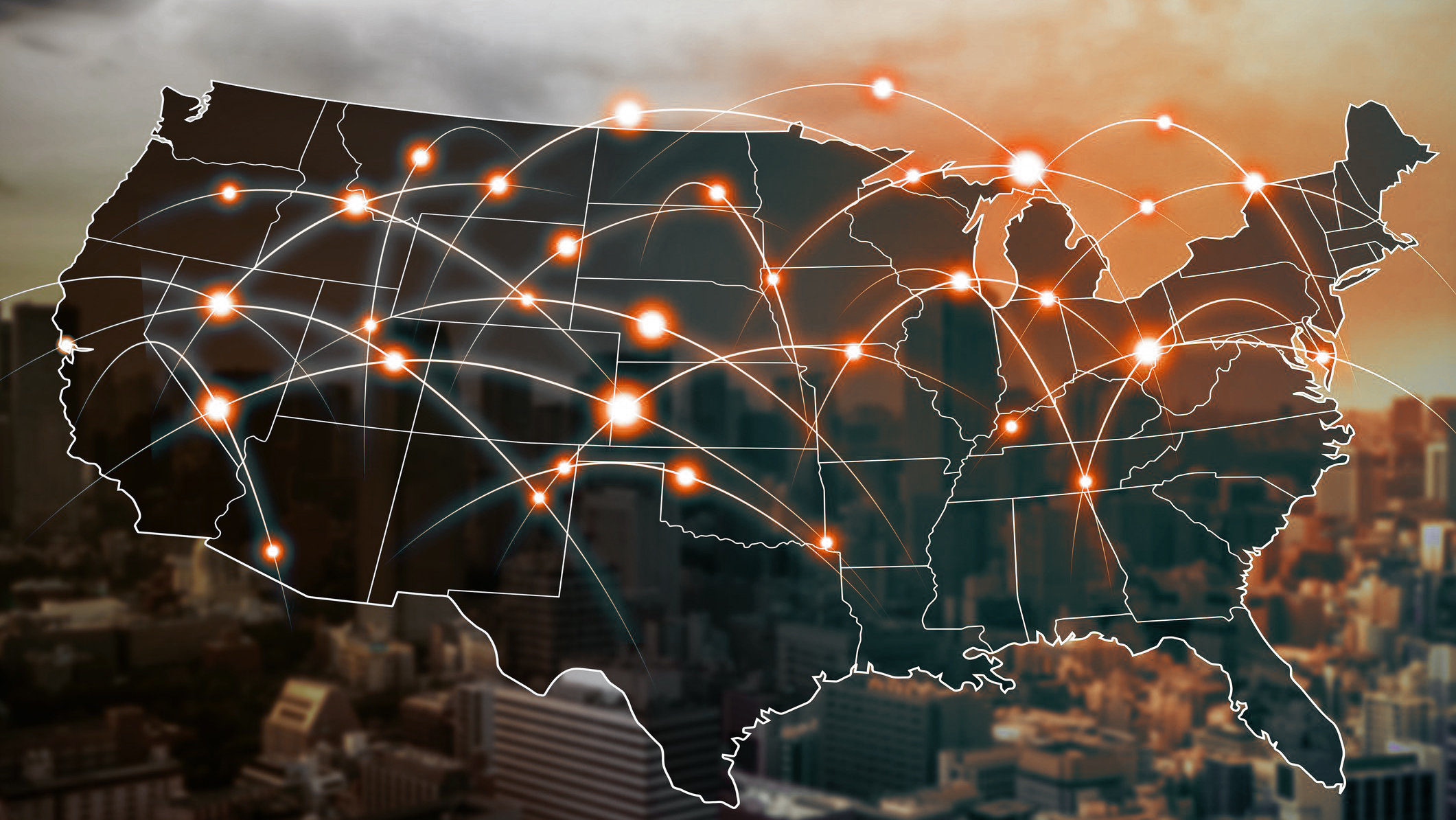 getty-us-network-map plan-du-réseau-getty-us