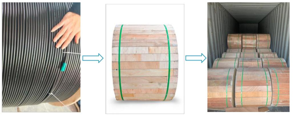 FCST ADSS Aerial Fiber Optic Cable Double Jackets 1-144 Cores (7) FCST ADSS Cable à fibre optique aérienne Double vestes 1-144 cœurs (7)