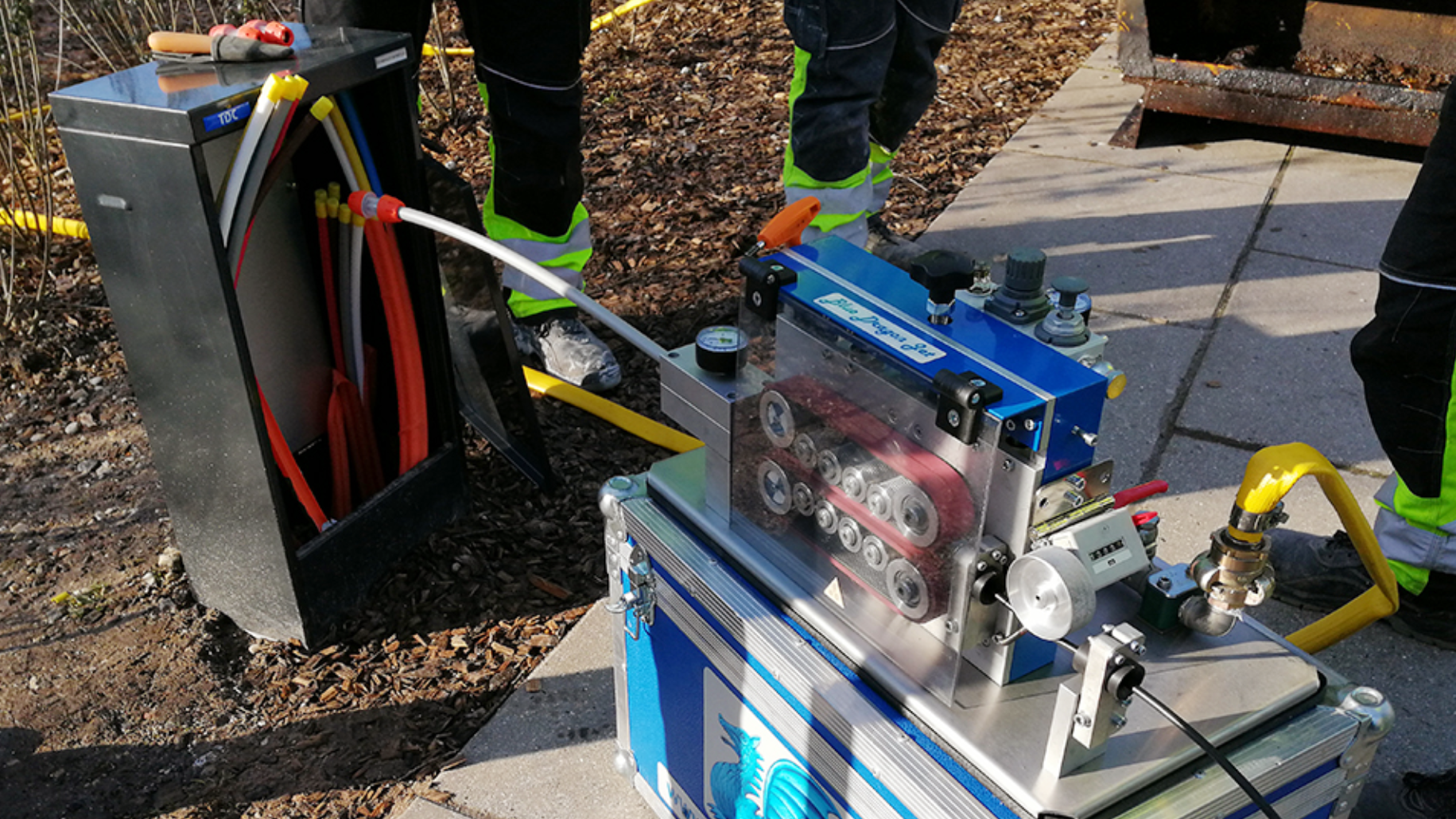 alt Cable Jetting Solution alt Solution de jet de câble