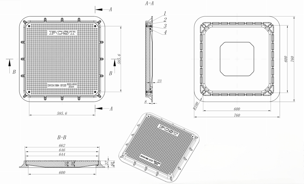 Composite Frames and Covers Cadres et couvertures composites