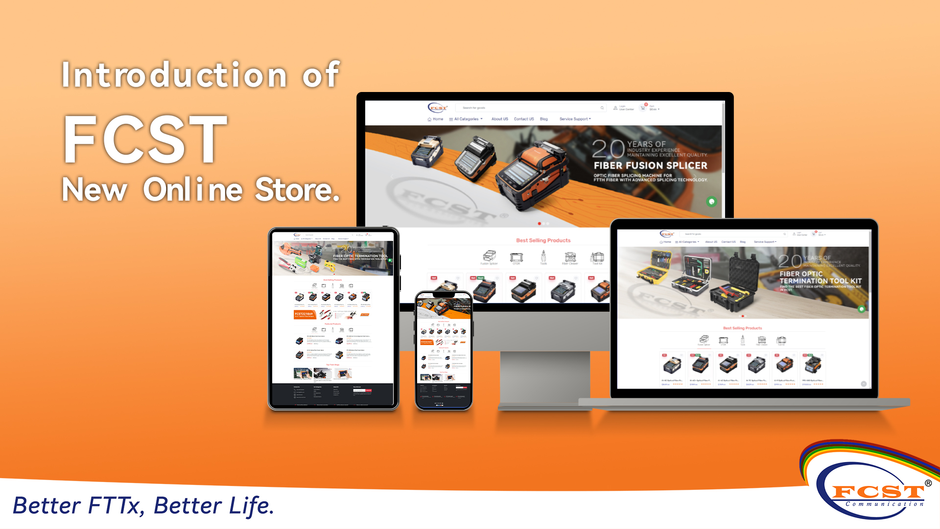 Introduction de la nouvelle boutique en ligne FCST