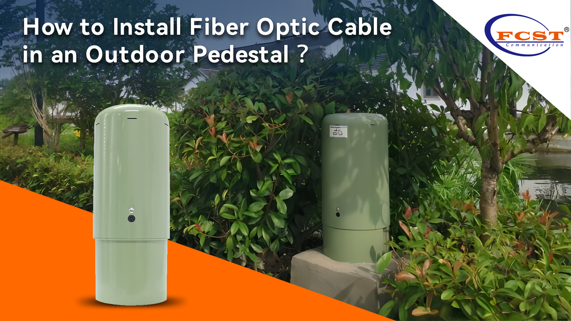 Comment installer un câble à fibre optique dans un socle extérieur