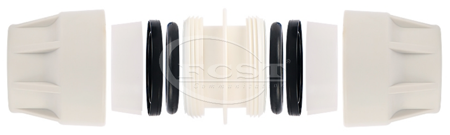 Connecteur de conduit de t&eacute;l&eacute;communications Alt Size4