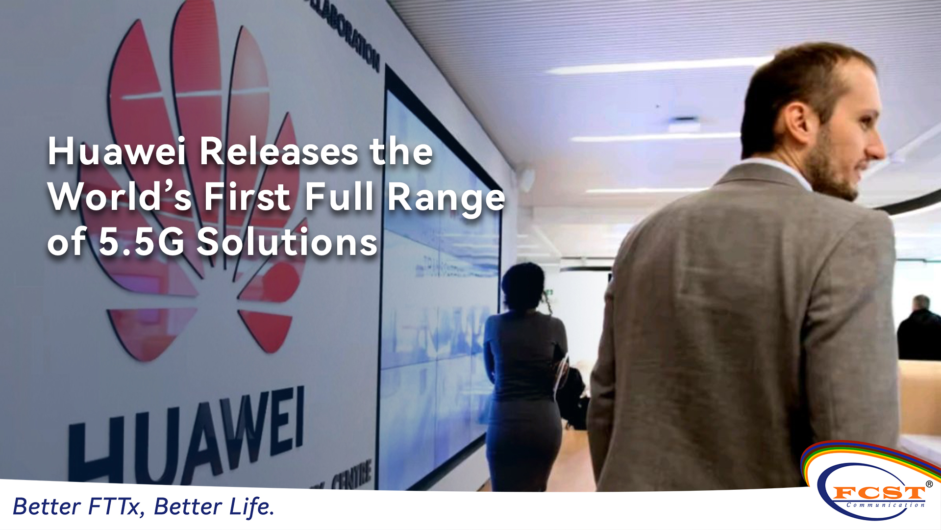 Huawei lance la première gamme complète de solutions 5.5G au monde