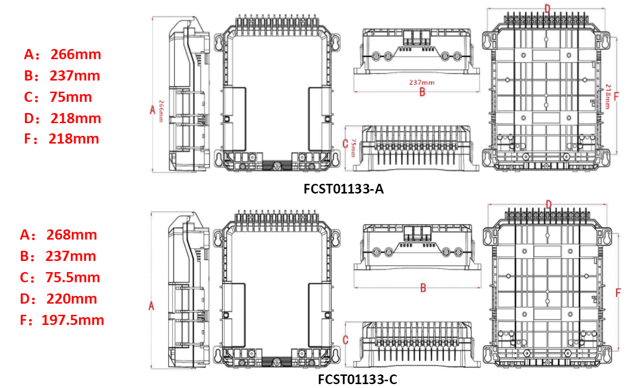 ALT FCST Fiber Optic Splice Enclosure (2)
