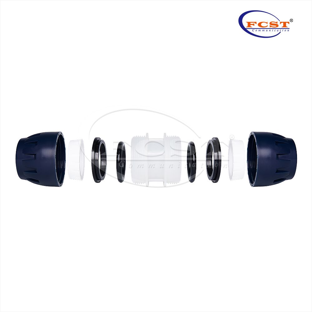 Coupleur de tuyau à noyau en silicium HDPE (YX, FCST-ERS25 ~ 50 mm)