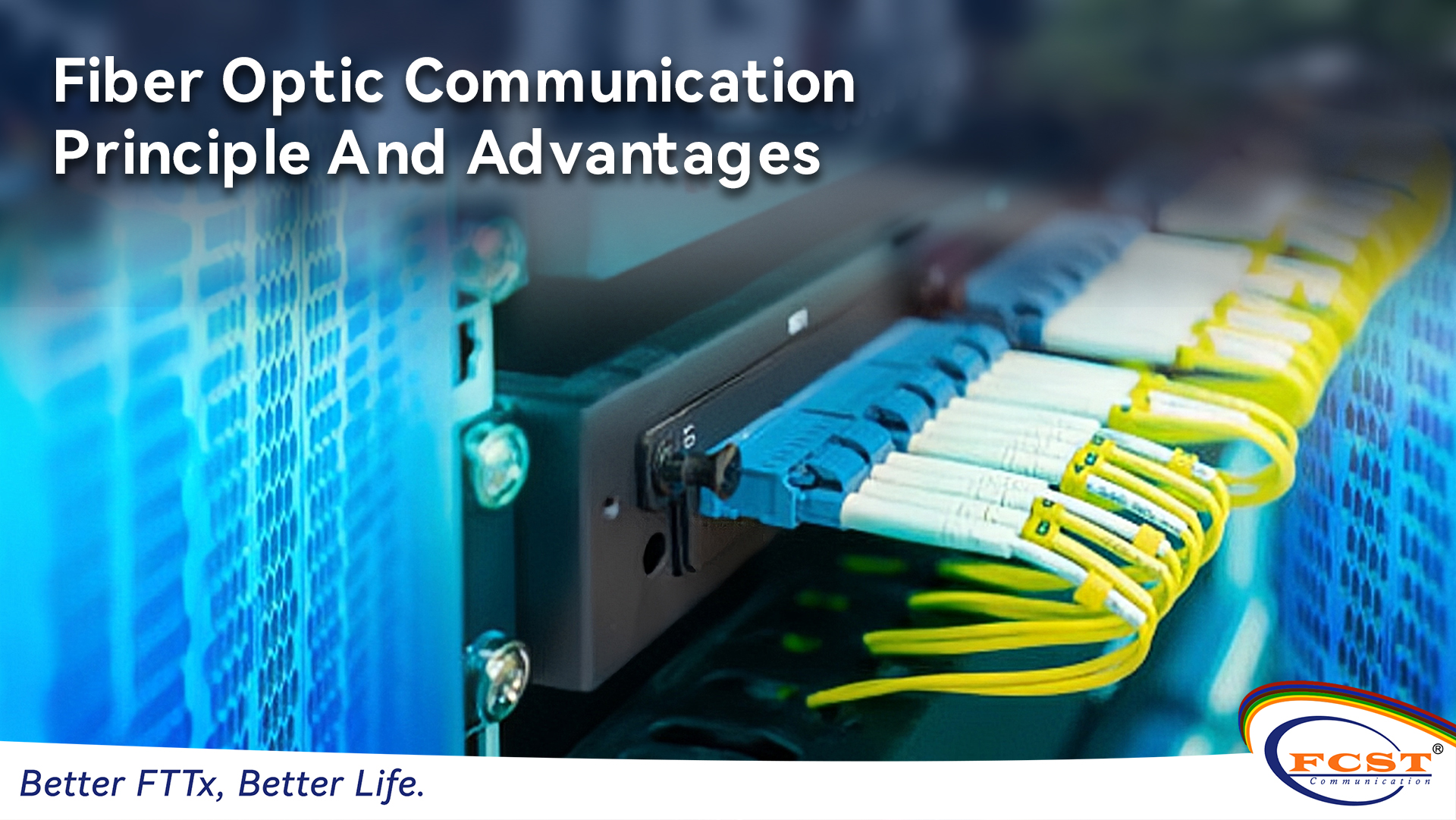 Principe et avantages de la communication par fibre optique