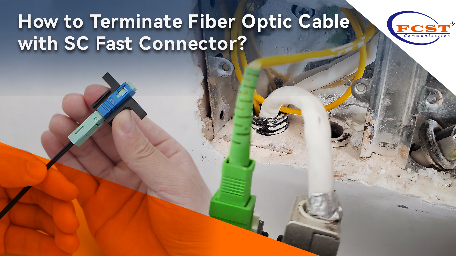 Comment terminer un câble à fibre optique avec un connecteur SC Fast ?