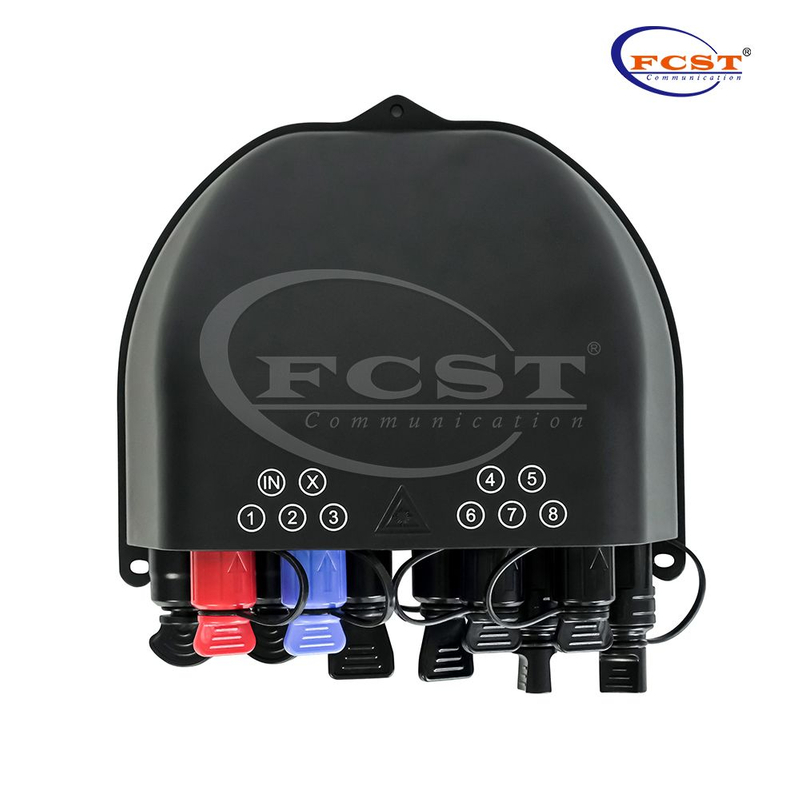 FCST02285-F Boîtier FTTH pré-terminé de type extérieur, niveau de protection IP68, fermeture