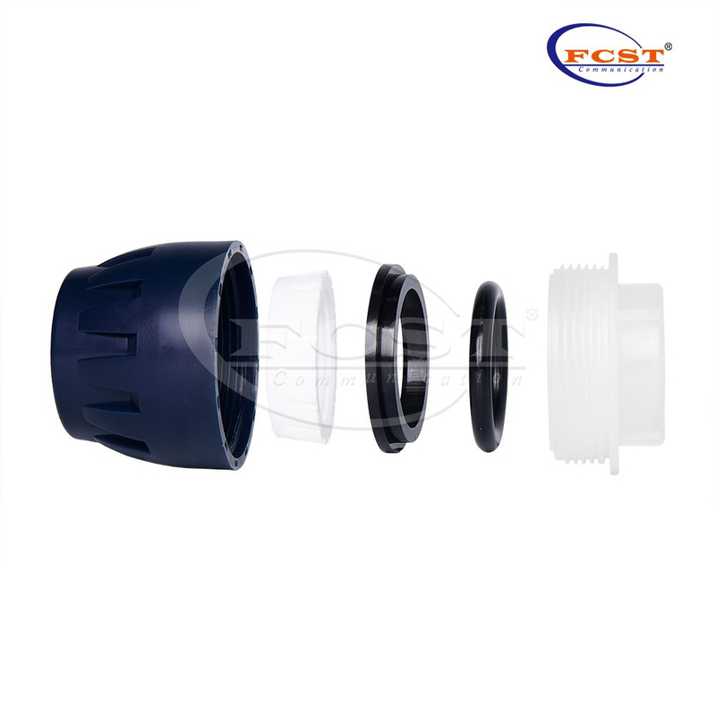 Coupleur d'arrêt d'extrémité de tuyau à noyau de silicium HDPE FCST-ESRB (YX, FCST-ERSB25 ~ 50 mm)