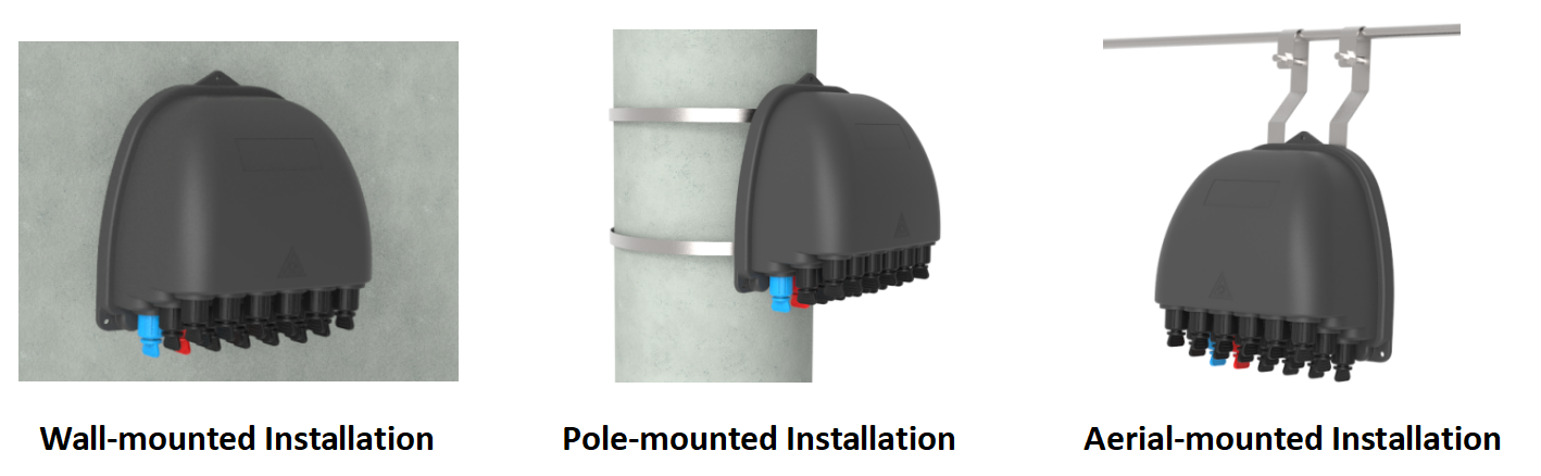 alt Sch&eacute;ma d'installation du terminal fibre pr&eacute;-connect&eacute;