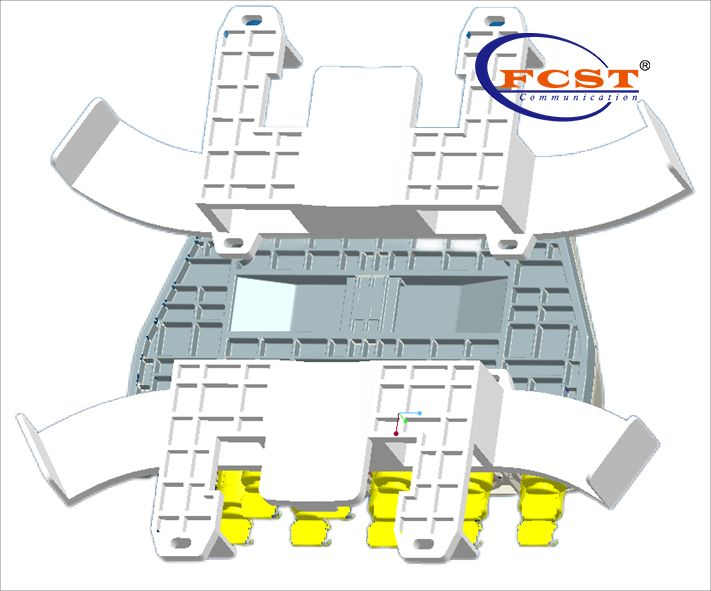 Boîte à bornes d'accès fibre à connecteur rapide FCST02285-J