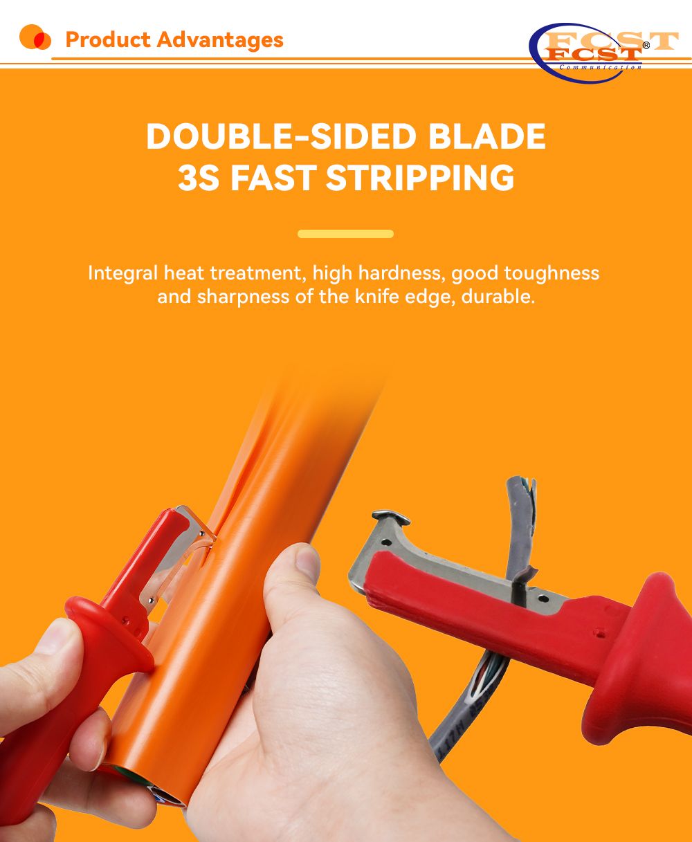  Microduct HDPE et décapant de câble en fibre