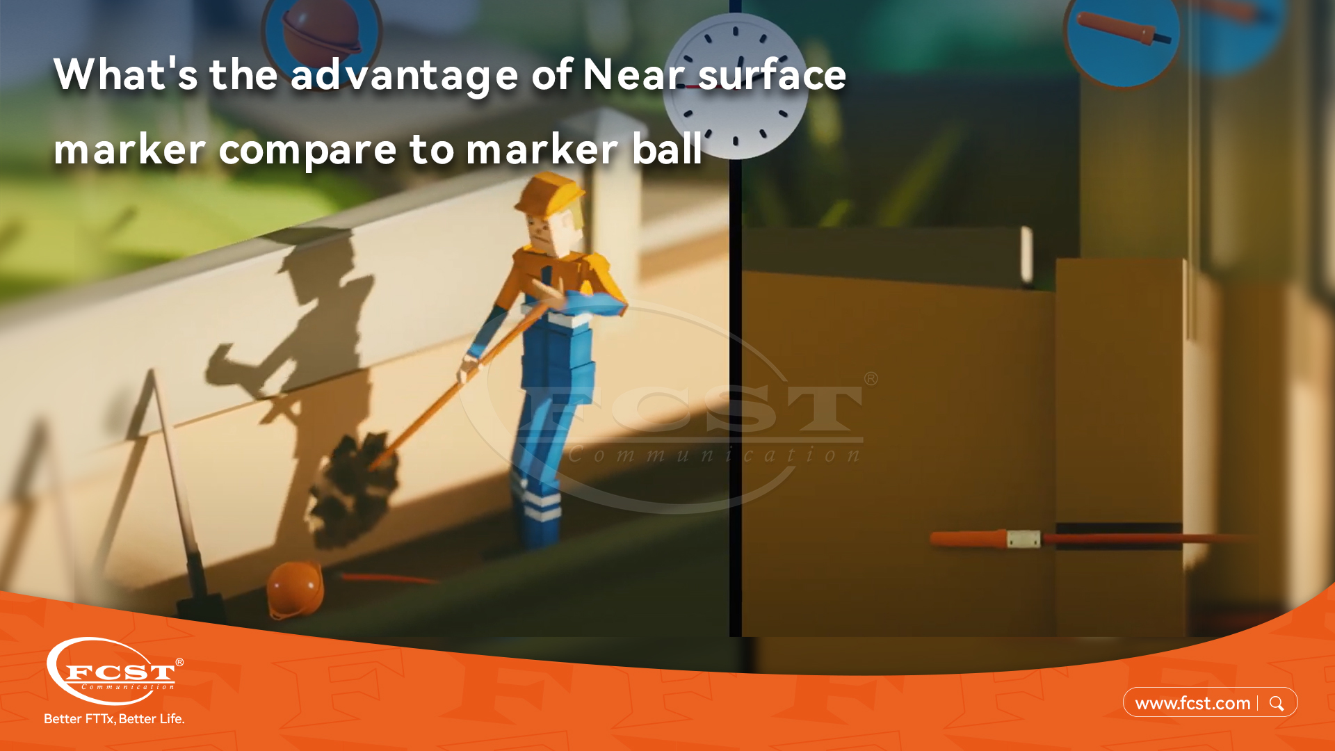 Quels sont les avantages du marqueur proche de la surface par rapport au marqueur à bille