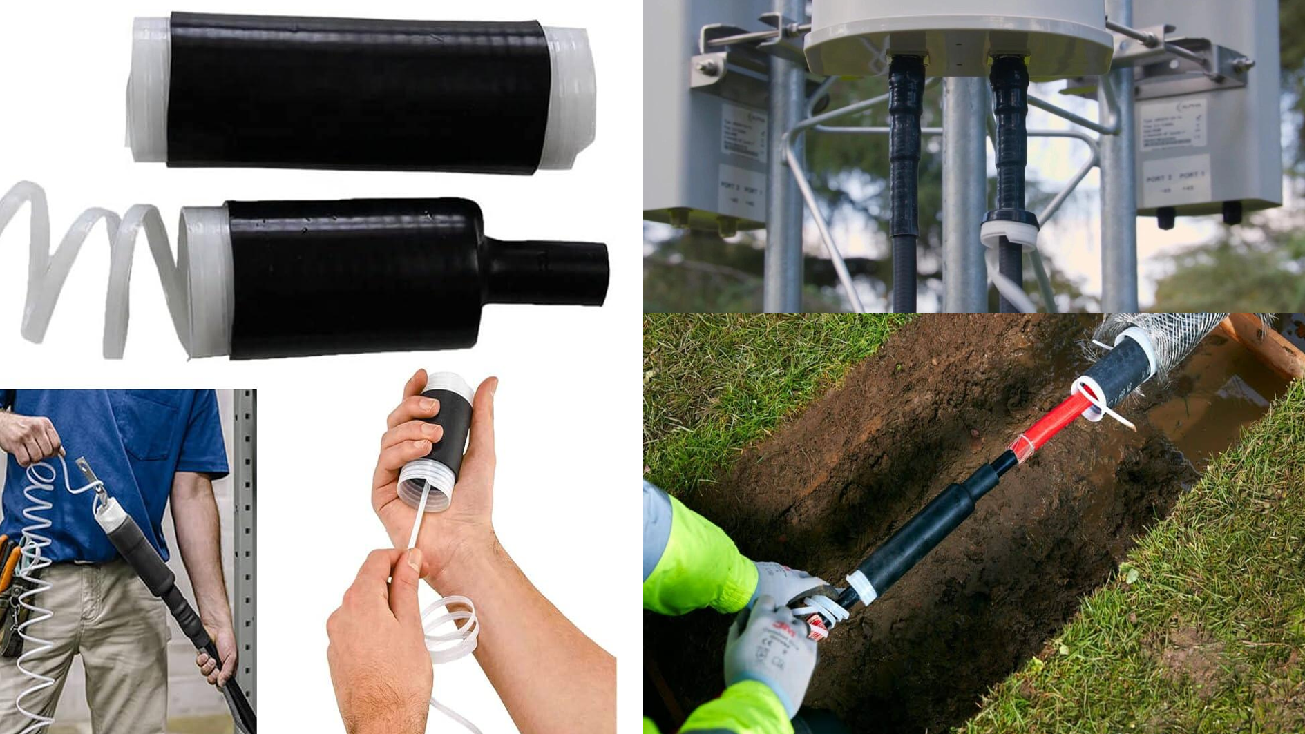 alt Applications pratiques des gaines r&eacute;tractables &agrave; froid