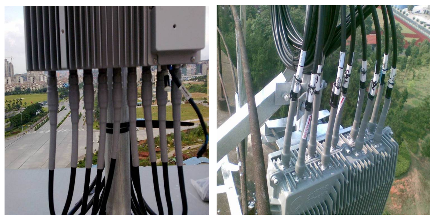 alt Application du produit sur les tubes en silicone r&eacute;tractables &agrave; froid