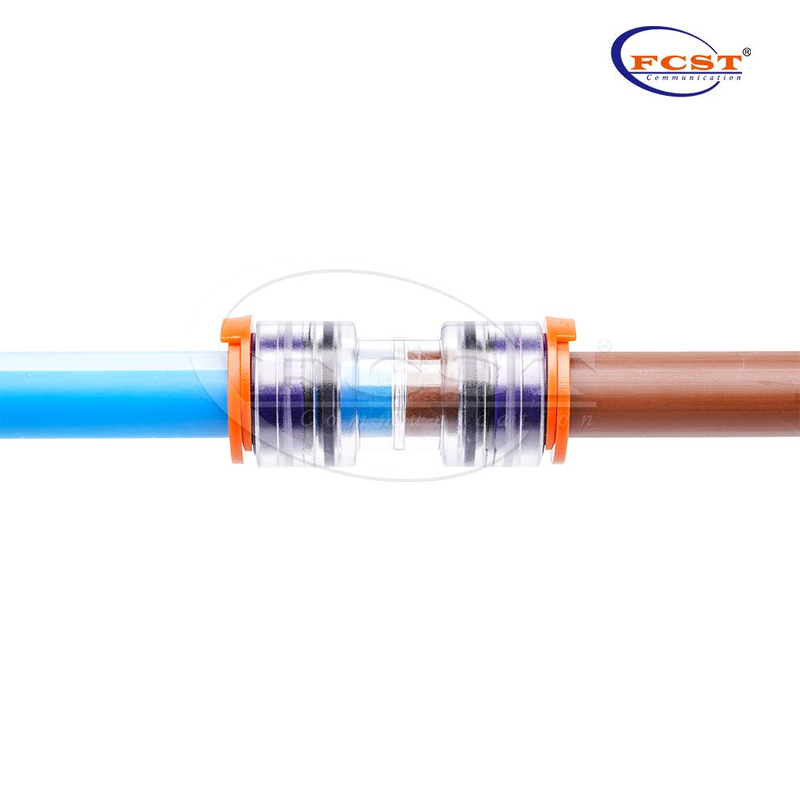 Connecteur droit de microducs FCST-ERPU IP68 pour microducs de 3 à 25 mm