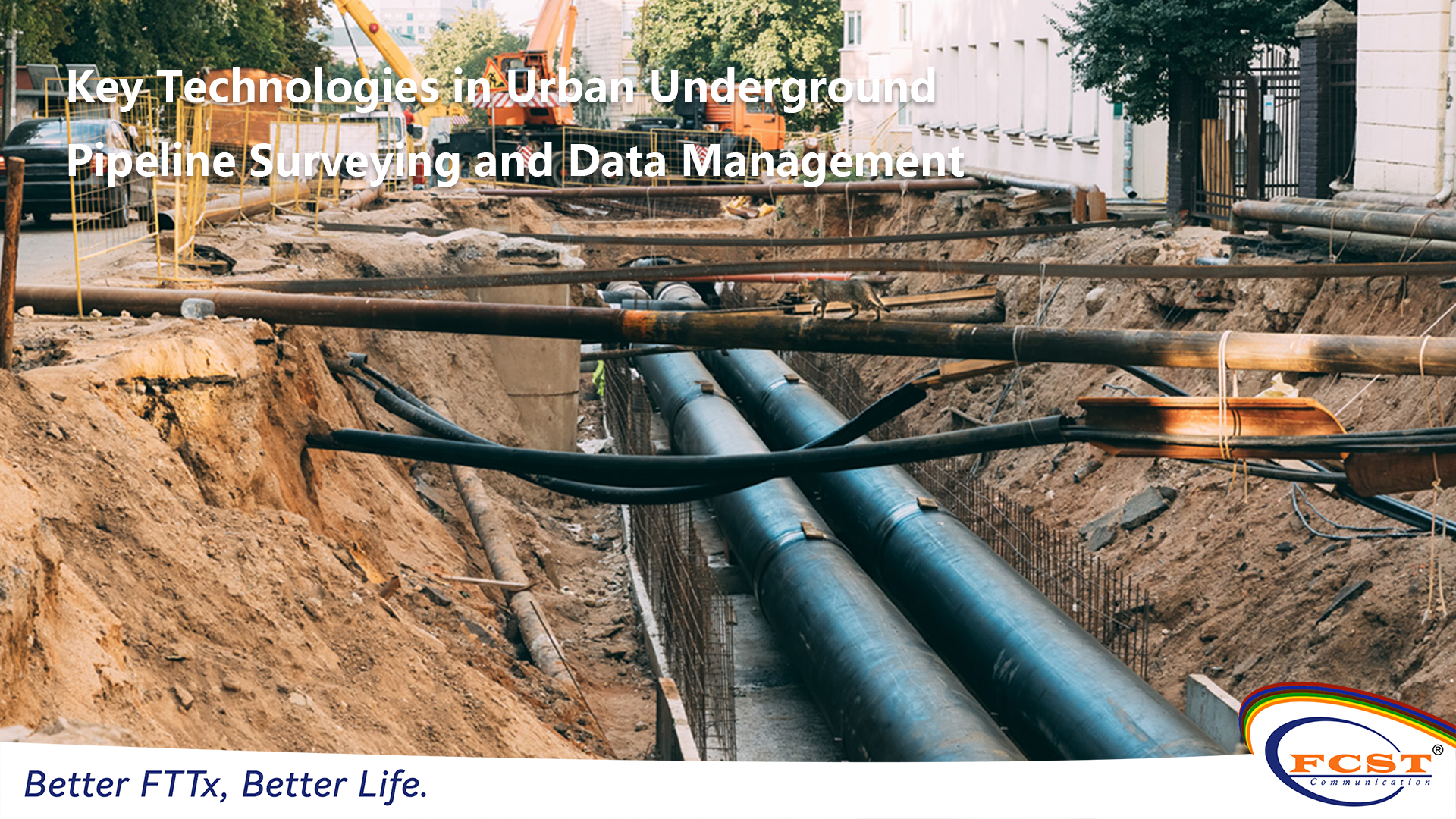 Technologies clés dans l'arpentage des pipelines souterrains urbains et la gestion des données