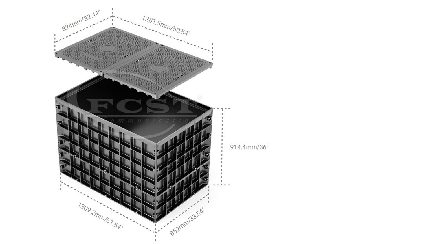 Chambres &agrave; tubes de t&eacute;l&eacute;communications