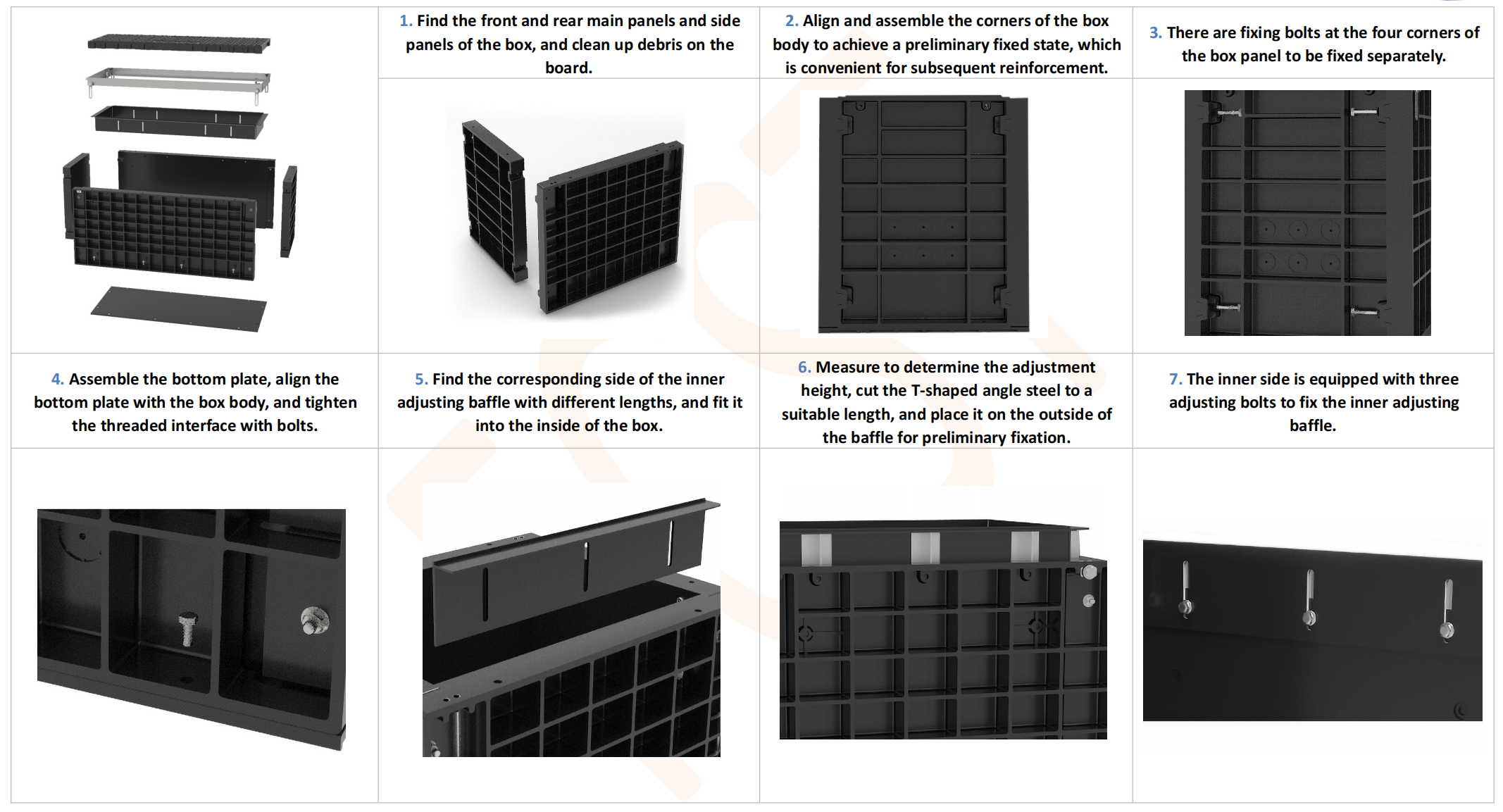 Comment assembler la chambre de regard SMC Telecom (1)