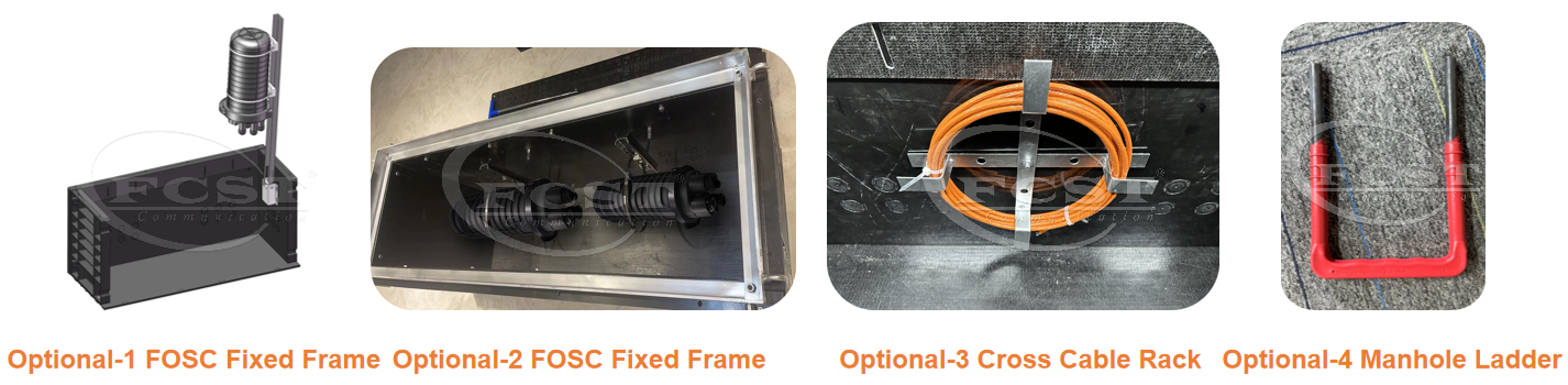 Accessoires optionnels pour chambre de regard alt Telecom