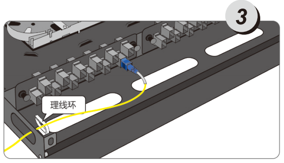 Comment installer le r&eacute;partiteur de c&acirc;bles optiques (8)