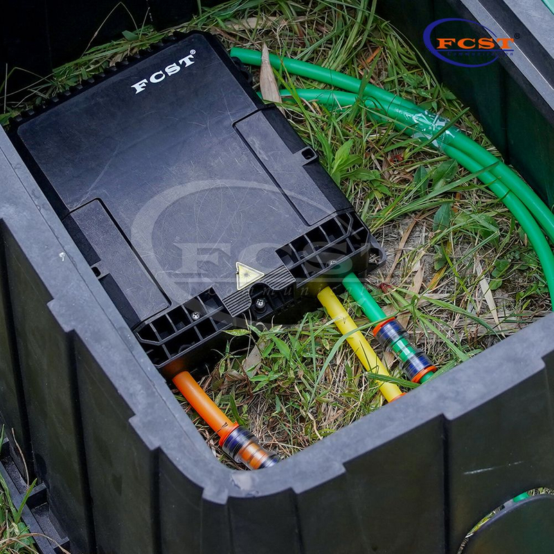 Chambre d'accès aux conduits en plastique de la série FCST-TH-SMC09 Fiber Vaults pour plusieurs scénarios d'usine