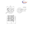 FCST012236-A FIBER OPTIC SPPLICE CLOSURE