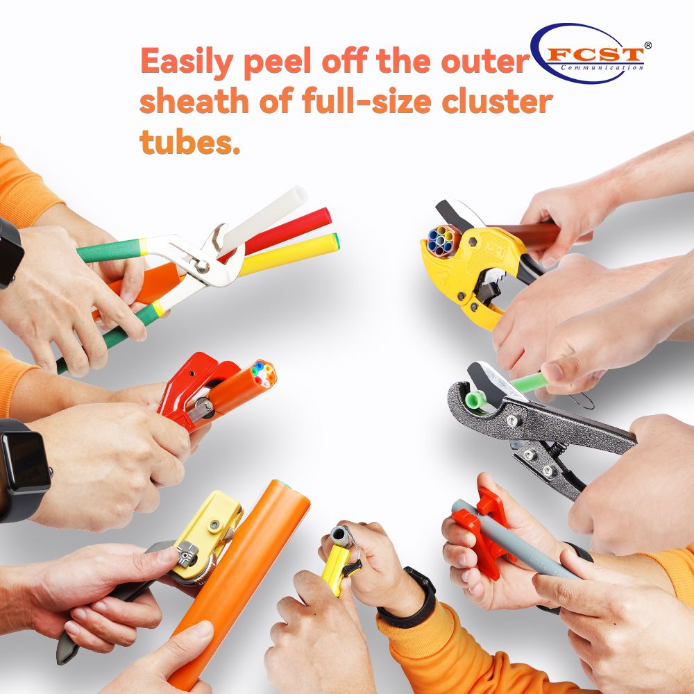 Boîte à outils HDPE & LSZH Microduct Cutter