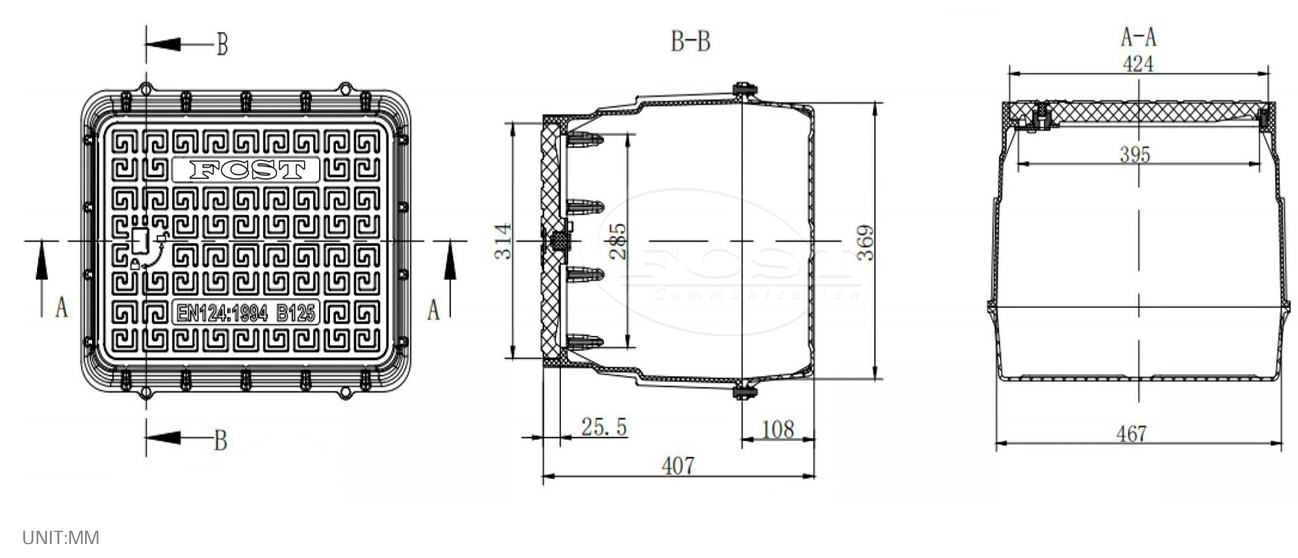 bo&icirc;te d'acc&egrave;s aux conduits durable