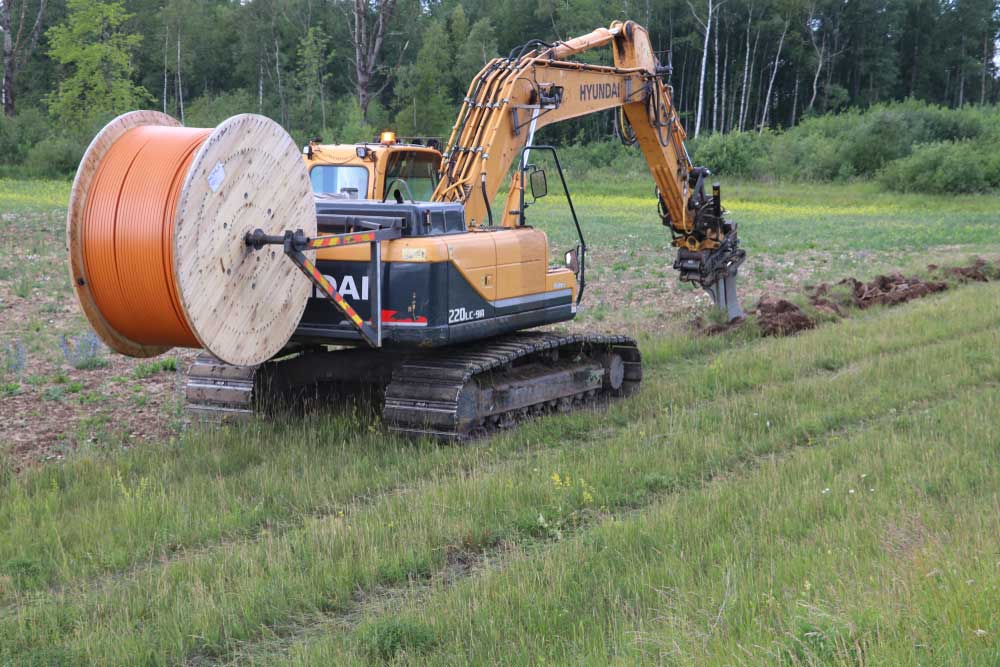 Installations de charrues taupes