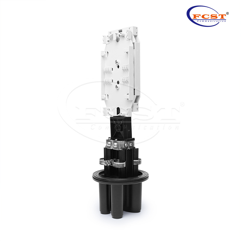 Fermeture d'épissure de fibre optique extérieure souterraine FCST012255 24F