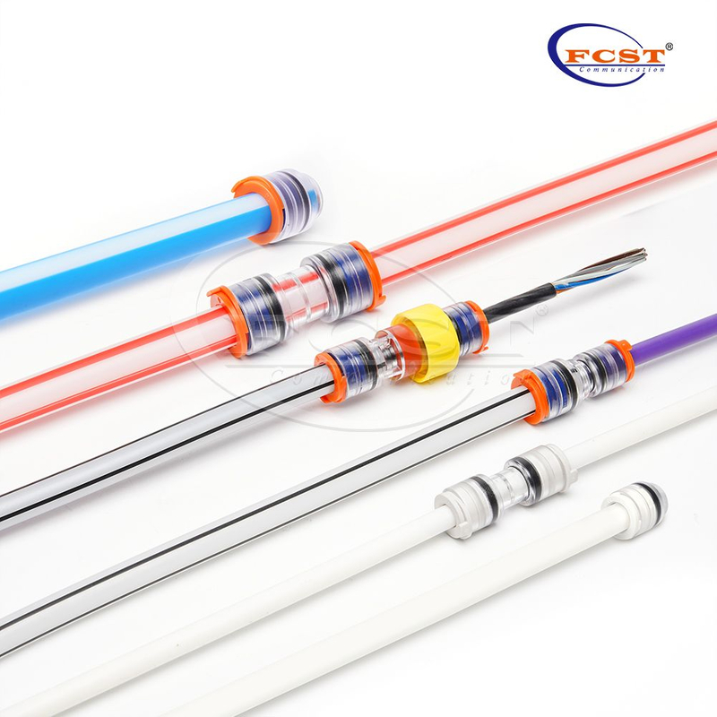 Connecteur droit de microducs FCST-ERPU IP68 pour microducs de 3 à 25 mm