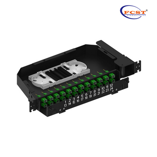 FCST03406 Cadre de distribution optique (ODF) 1U Rotary 24/48ports Patch Patch