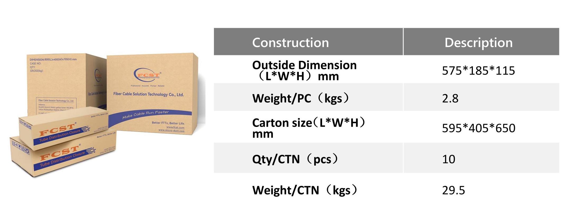 FCST16310 Fermeture de distribution de tube de type I_03