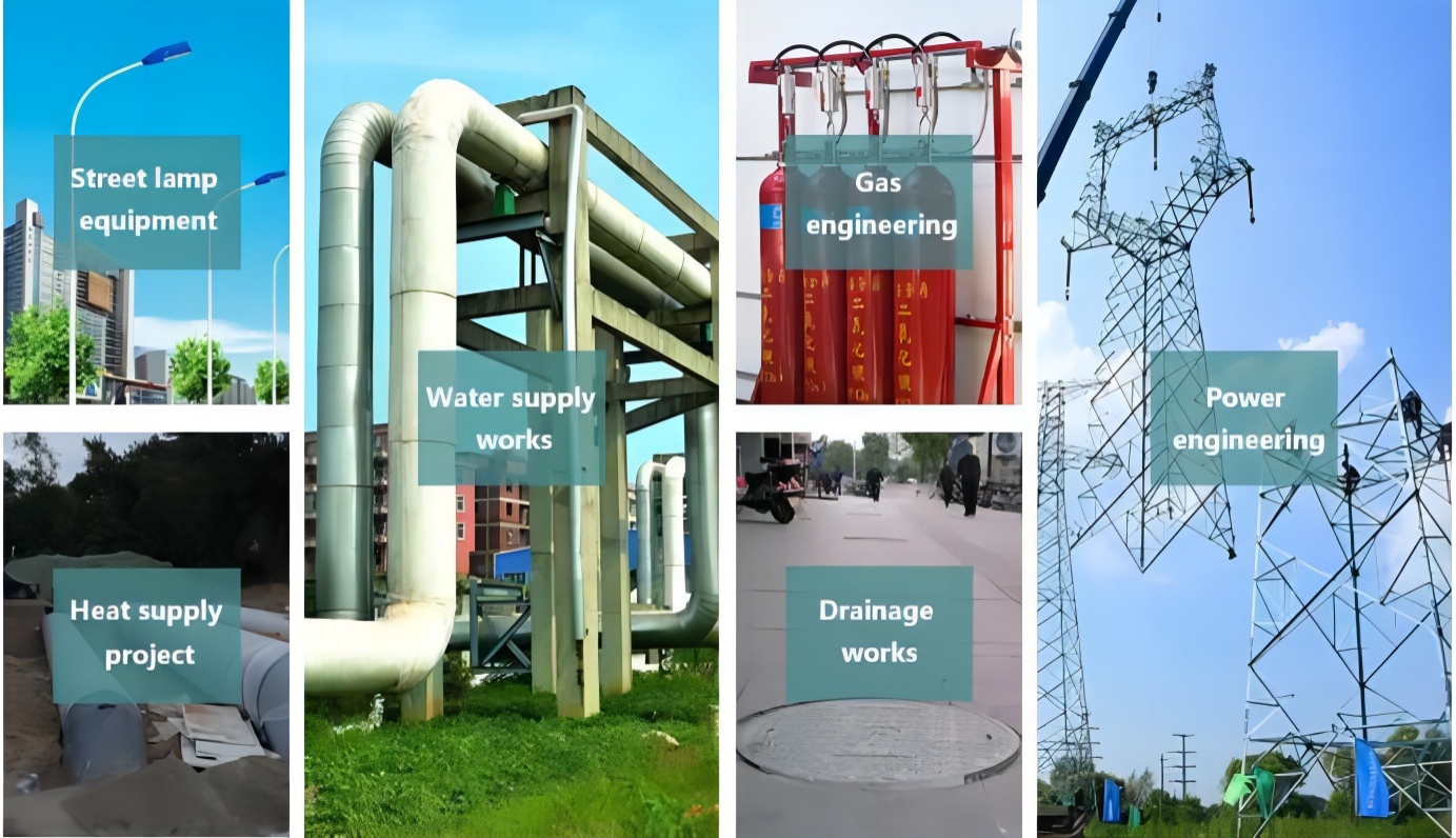 Couvercle de trou d'homme pour les t&eacute;l&eacute;communications au gaz d'eau