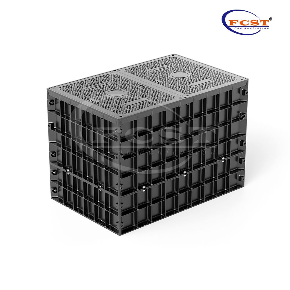 Trou d'homme de télécommunication à fibre optique FCST-TH-SMC13