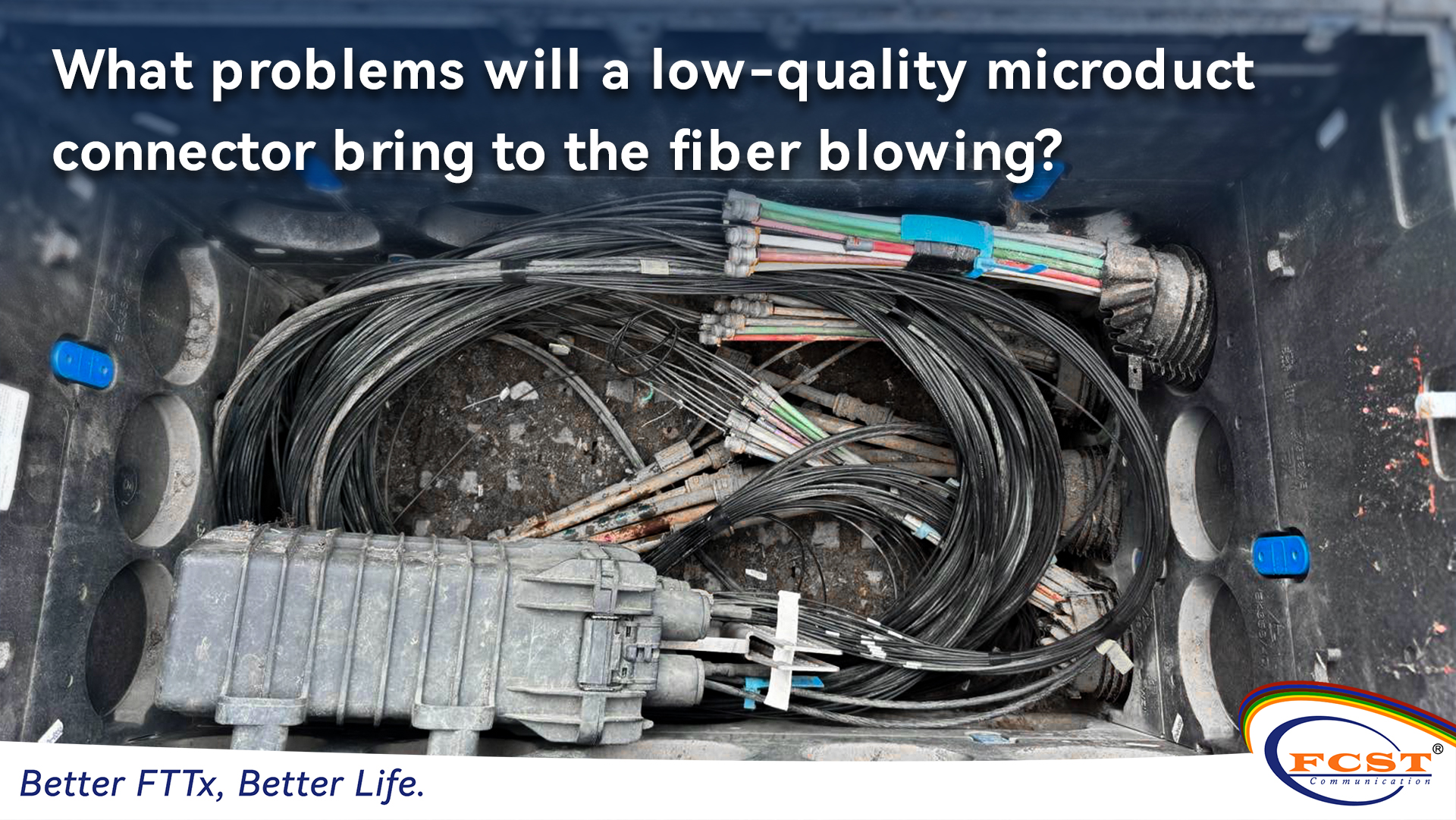 Quel type de problèmes un connecteur de microduct de basse qualité apportera-t-il à la construction de la fibre?