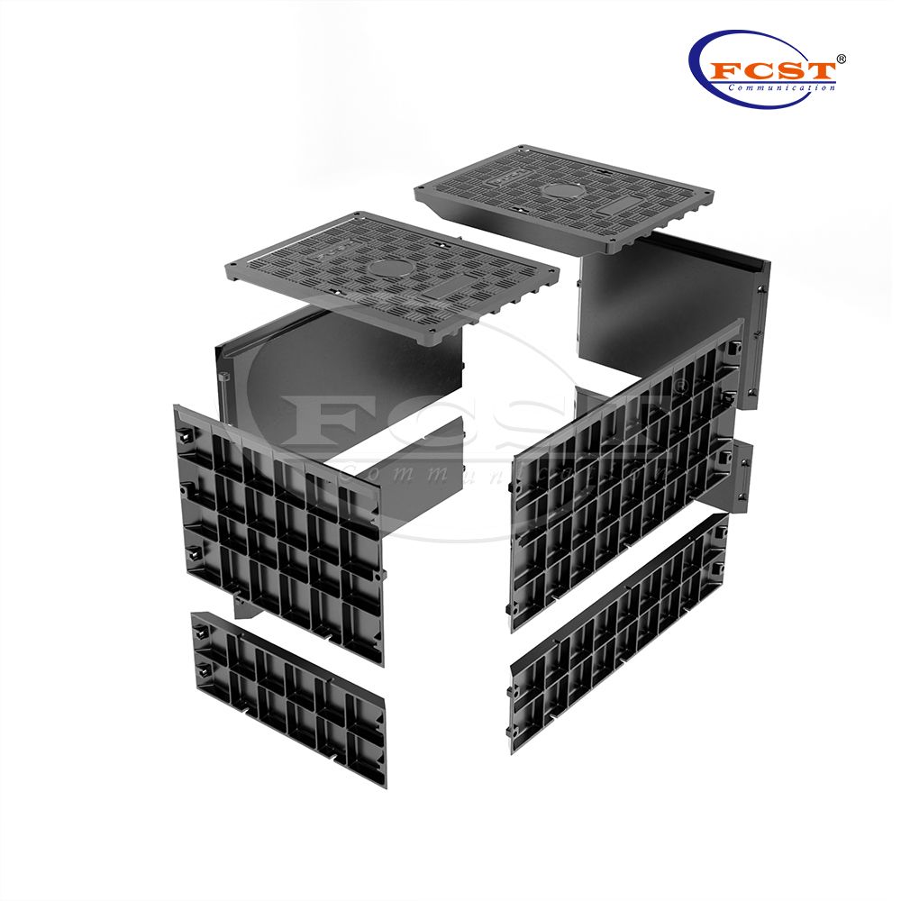 Trou d'homme de télécommunication à fibre optique FCST-TH-SMC13