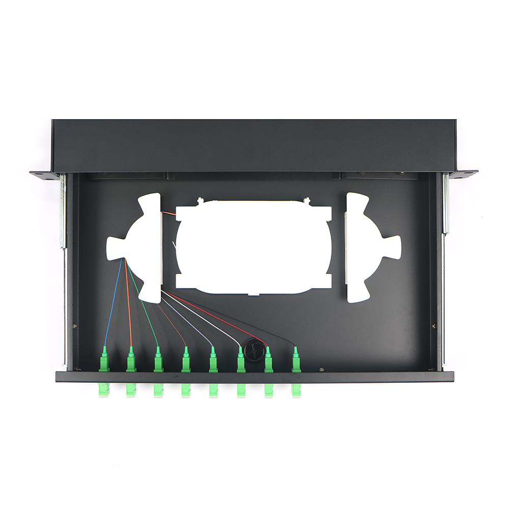 FCST03107 1U 8CORES Cadre de distribution optique de style tiroir