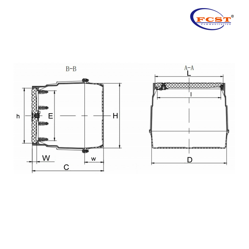 Trou d'homme de télécommunication durable de niveau 22 de FCST-TH-SMC04 pour l'installation de câbles avec un service personnalisé