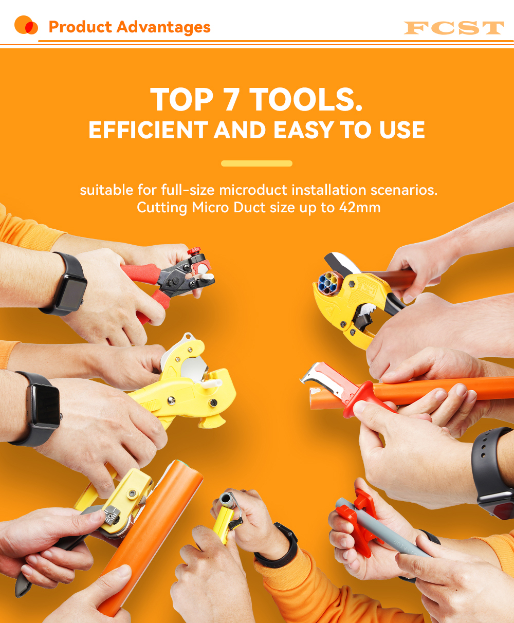 Bo&icirc;te &agrave; outils HDPE Microduct Cutter FCST24 (3)