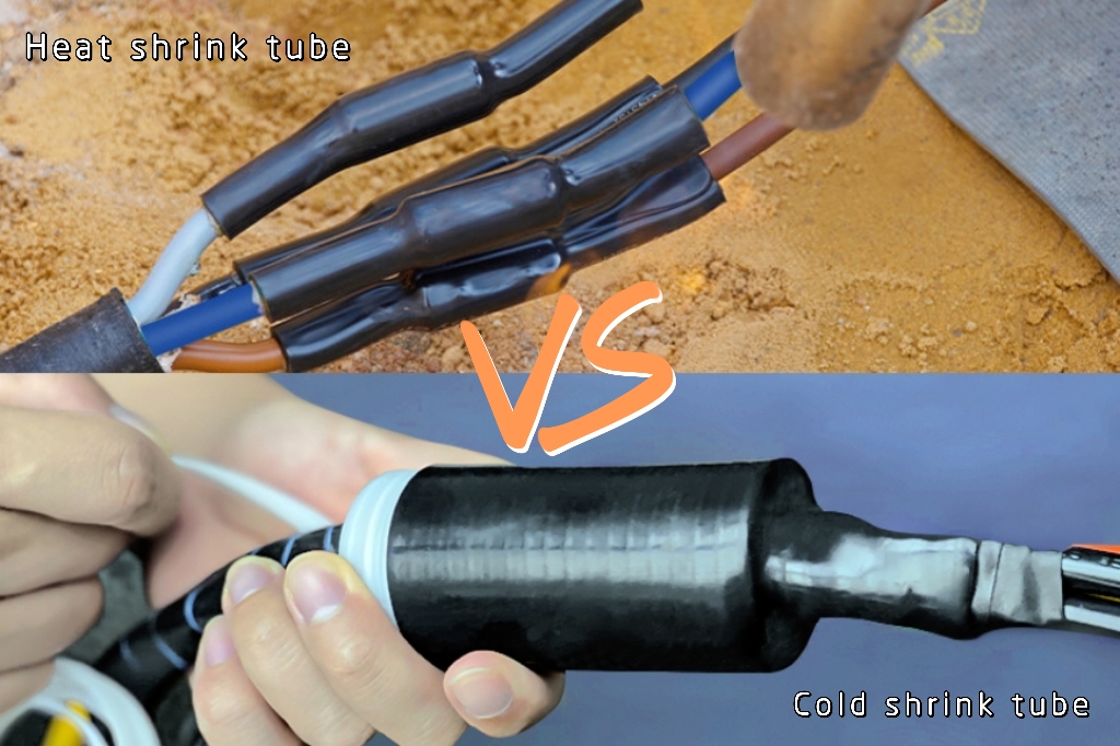 alt Tube thermor&eacute;tractable VS Tube r&eacute;tractable &agrave; froid en silicone