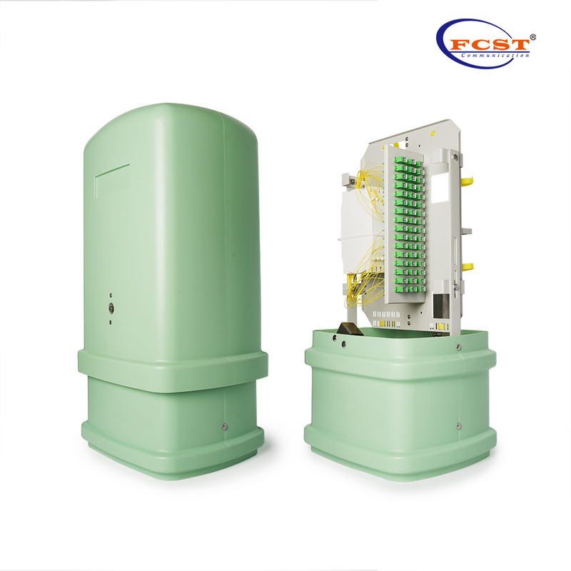 Dame extérieur en plastique étanche à fibre optique piédestal pour la distribution de fibre optique