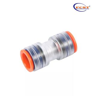 Connecteur d'ajustement push du microduct HDPE