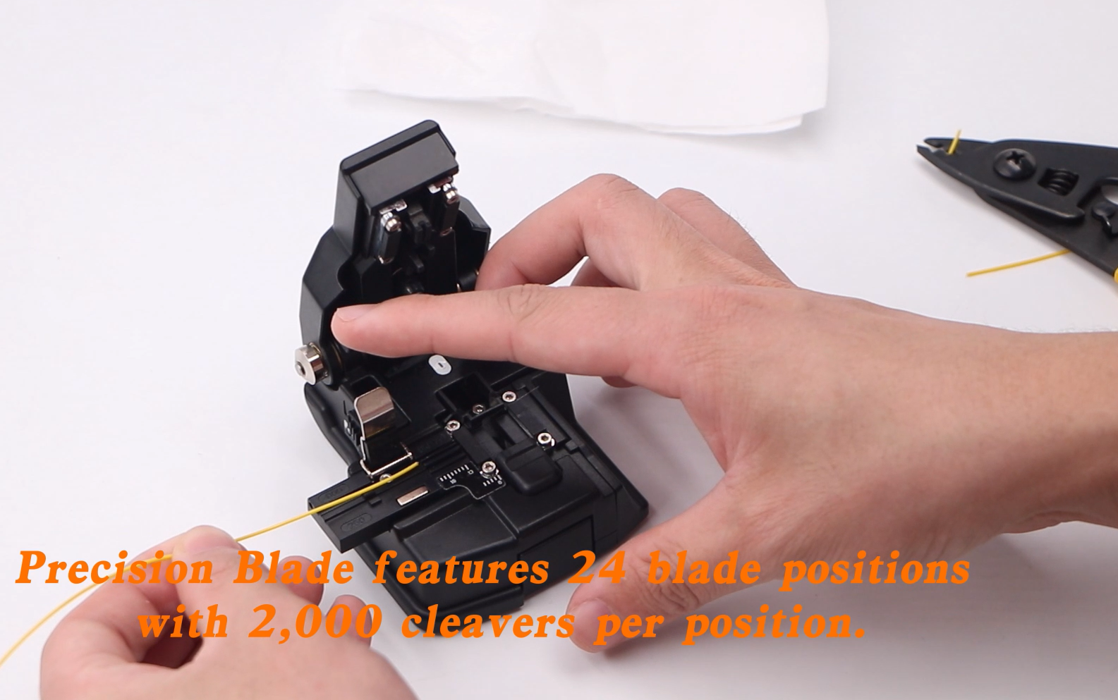 Les points d'utilisation et les solutions de d&eacute;fauts courantes du couperet &agrave; fibre optique (8)