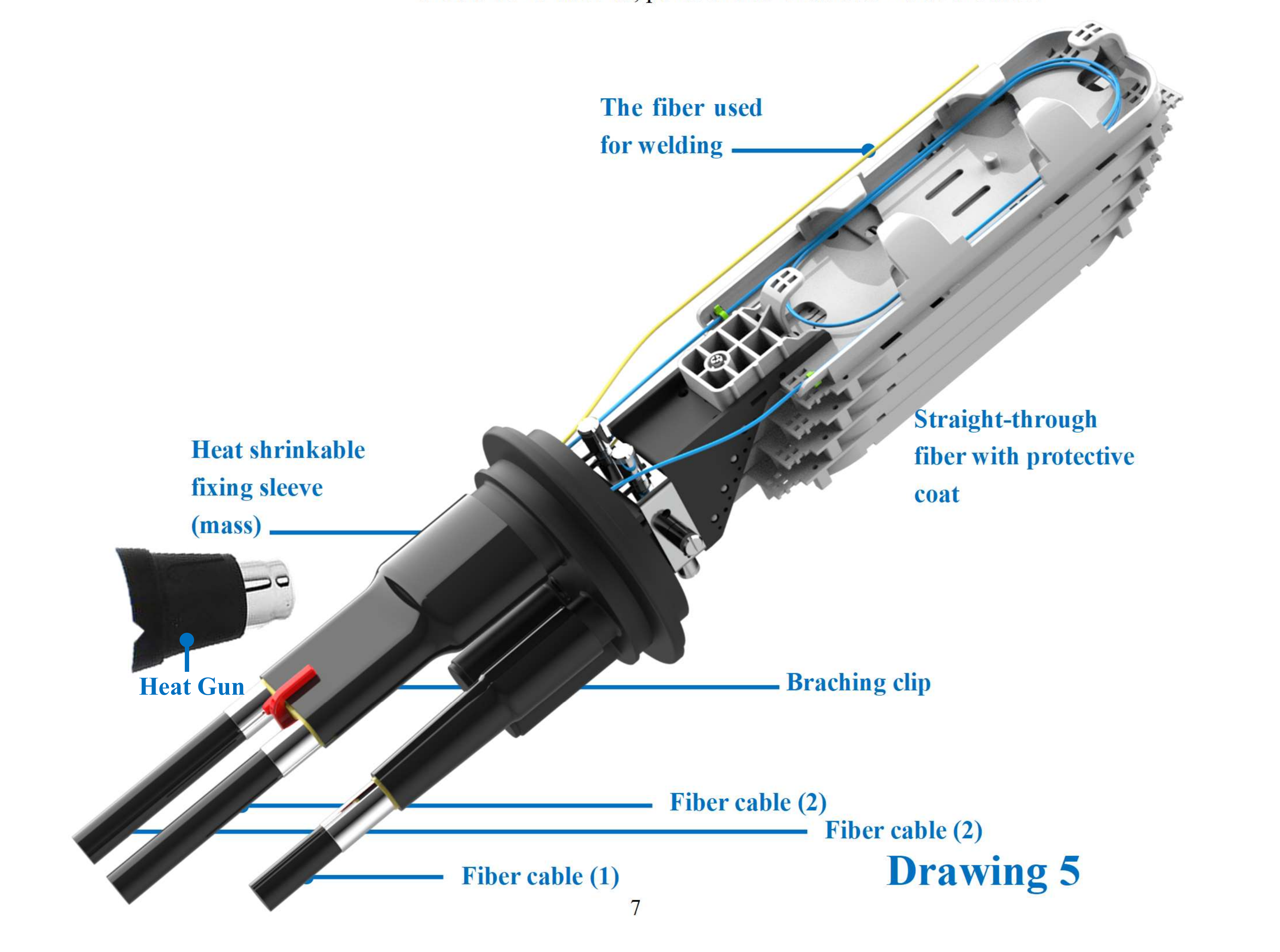 Comment installer une fermeture d'épissure de fibre optique de type dôme ? (8)