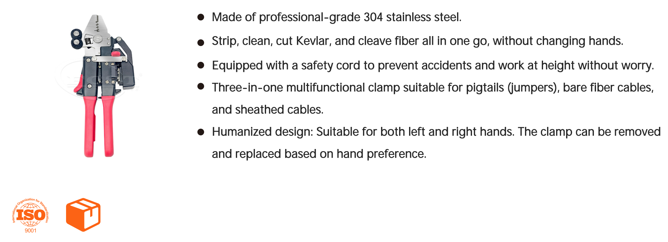 couperet de fibre optique